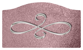 DASHELL-601-SL-SH-OR Silver Scroll Shimmer Orchid Background